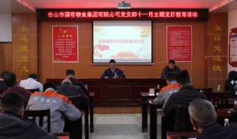 黨建資訊-臺山市國有糧食集團有限公司-全面貫徹黨的十九屆六中全會精神